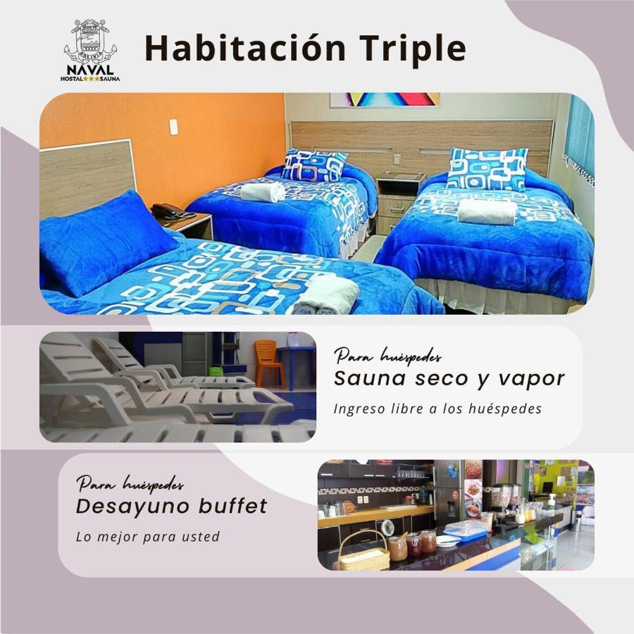 Hostal Naval Hotel La Paz Bagian luar foto